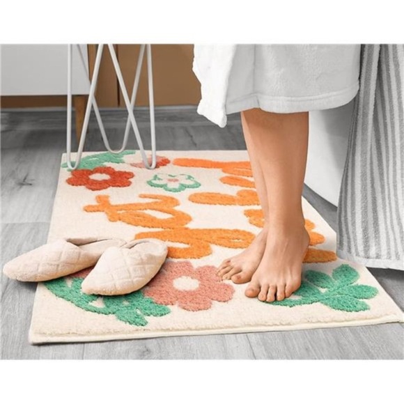 Get Naked Bath Mat, Bathroom Soft Microfiber Rug Non-Slip Machine Washable - Picture 4 of 7